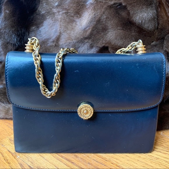 Vintage Gucci Handbag in Navy